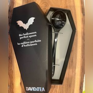 David’s Tea Perfect Spoon. Halloween. Black. New.